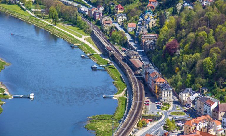 Elbe River near Dresden