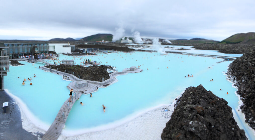 Blue Lagoon geothermal pool Blue Lagoon geothermal pool